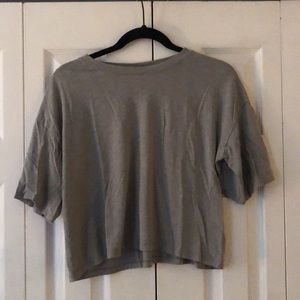 Teal slightly cropped Tshirt